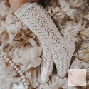 PODKOLANÓWKI AŻUROWE LINEN CONDOR #304 PODKOLANÓWKI AŻUROWE LINEN CONDOR #304
