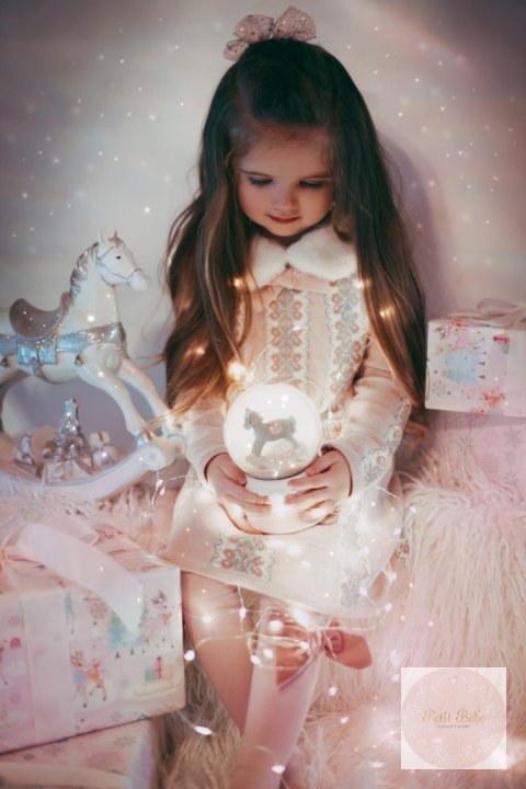 PODKOLANÓWKI BAWEŁNIANE Z KOKARDĄ VELVET ROSA PALO