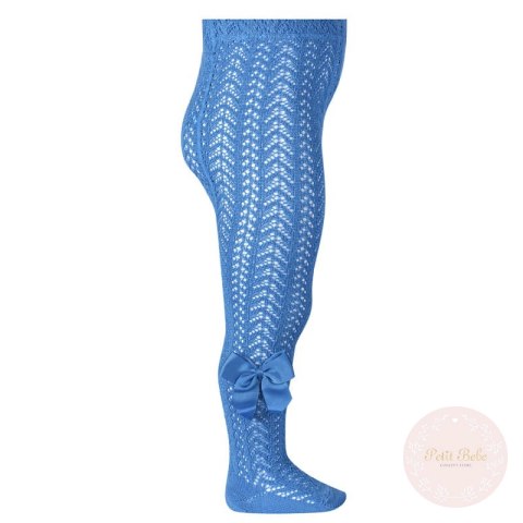 RAJSTOPY AŻUROWE Z KOKARDĄ MAYA CONDOR #445