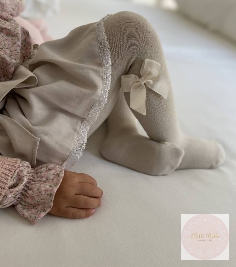 RAJSTOPY BASIC Z KOKARDĄ LINEN #304