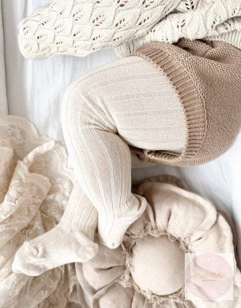 RAJSTOPY PRĄŻKOWANE BASIC LINEN CONDOR #304