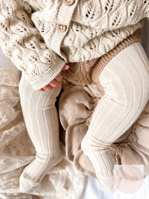 RAJSTOPY PRĄŻKOWANE BASIC LINEN CONDOR #304