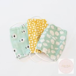 Sheep muślinowa maseczka dla dziecka