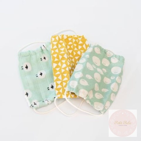 Sheep muślinowa maseczka dla dziecka