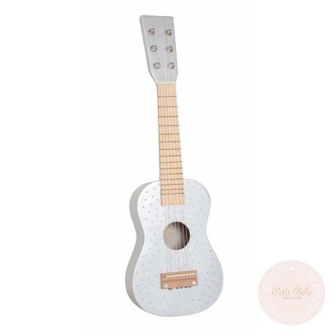 Drewniana gitara srebrna Jabadabado