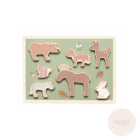 Drewniane Puzzle Las Jabadabado