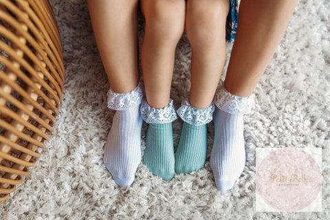 MAMA'S FEET SKARPETKI VINTAGE LOVE - BIAŁE