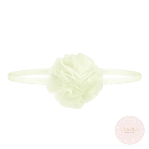 OPASKA Z POMPONEM - KREMOWA MANUFAKTURA FALBANEK