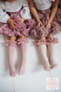 PODKOLANÓWKI TIULOWE TUTU - BRUDNY RÓŻ MAMA'S FEET