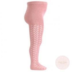 RAJSTOPY COTTON OPENWORK WARM ROSA PALO CONDOR #526