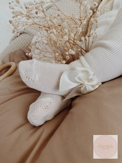 SKARPETKI CHRZEST ECRU CONDOR #303