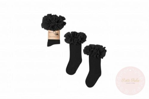 PODKOLANÓWKI TIULOWE TUTU - CZARNE MAMA'S FEET