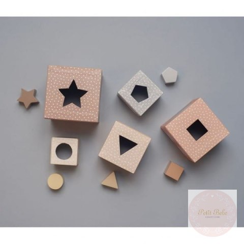 Piramida-wieża edukacyjna sorter kszatałtów, Jabadabado