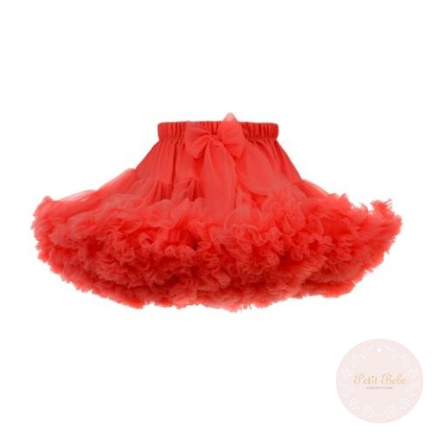 SPÓDNICA PETTISKIRT - CZERWONA MANUFAKTURA FALBANEK