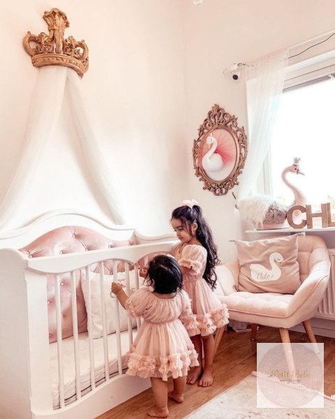 SUKIENKA TIULOWA WENECKI RÓŻ LITTLE DOLLY FRILLY DRESS BALLET PINK